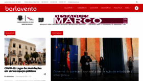 What Barlavento.pt website looked like in 2020 (6 years ago)