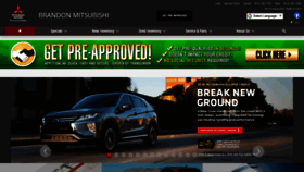 What Brandonmitsubishi.com website looked like in 2020 (4 years ago)