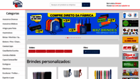 What Brindes.com.br website looked like in 2020 (5 years ago)