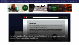 What Boutiquehotelier.com website looked like in 2020 (4 years ago)