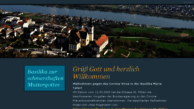 What Basilika.at website looked like in 2020 (4 years ago)