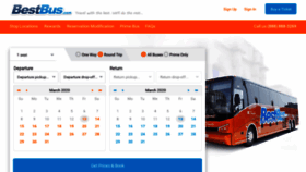 What Bestbus.com website looked like in 2020 (4 years ago)
