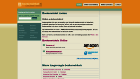 What Boekenwinkel.nl website looked like in 2020 (4 years ago)