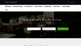 What Barbershop-finder.com website looked like in 2020 (4 years ago)