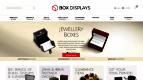 What Boxdisplays.co.uk website looked like in 2020 (4 years ago)
