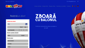 What Balloony.ro website looked like in 2020 (4 years ago)