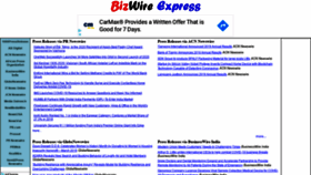What Bizwireexpress.com website looked like in 2020 (4 years ago)
