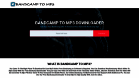 What Bandcamptomp3.com website looked like in 2020 (4 years ago)