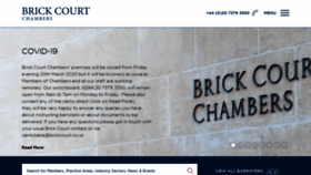 What Brickcourt.co.uk website looked like in 2020 (4 years ago)