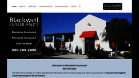What Blackwellinsurance.net website looked like in 2020 (4 years ago)
