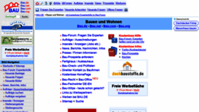 What Bau.de website looked like in 2020 (4 years ago)