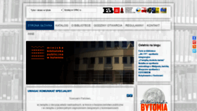 What Biblioteka.bytom.pl website looked like in 2020 (4 years ago)