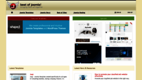 What Bestofjoomla.com website looked like in 2020 (4 years ago)