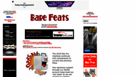 What Barefeats.com website looked like in 2020 (4 years ago)