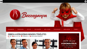 What Bezzeganya.reblog.hu website looked like in 2020 (4 years ago)