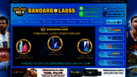 What Bandarbola855.com website looked like in 2020 (6 years ago)