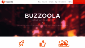What Buzzoola.com website looked like in 2020 (4 years ago)