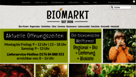 What Biomarkt-nb.de website looked like in 2020 (5 years ago)