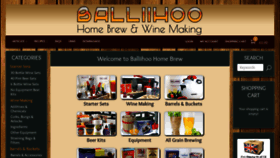 What Balliihoo.co.uk website looked like in 2020 (4 years ago)