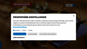 What Buerger-profikueche.de website looked like in 2020 (4 years ago)
