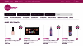 What Beautyreview.co.nz website looked like in 2020 (4 years ago)
