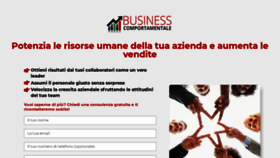 What Business-comportamentale.it website looked like in 2020 (4 years ago)