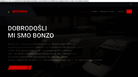 What Bonzodoo.com website looked like in 2020 (5 years ago)