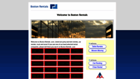 What Bostonrentals.com website looked like in 2020 (4 years ago)