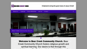 What Bearcreekirving.org website looked like in 2020 (4 years ago)