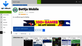 What Bet9ja-mobile.en.uptodown.com website looked like in 2020 (4 years ago)