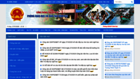 What Binhdai.edu.vn website looked like in 2020 (4 years ago)