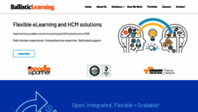 What Ballisticlearning.com website looked like in 2020 (4 years ago)