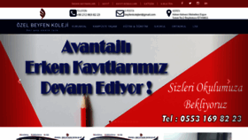 What Beyfenkolejleri.com website looked like in 2020 (4 years ago)