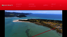 What Beachrealty.co.nz website looked like in 2020 (4 years ago)
