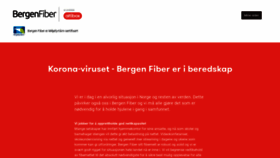What Bergenfiber.no website looked like in 2020 (4 years ago)