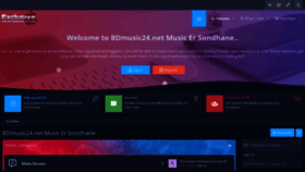 What Bdmusic24.net website looked like in 2020 (4 years ago)