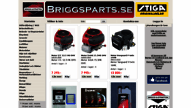 What Briggsparts.se website looked like in 2020 (4 years ago)