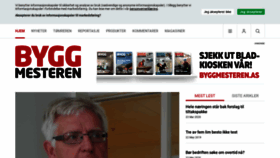What Byggmesteren.as website looked like in 2020 (4 years ago)