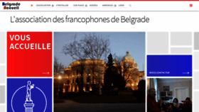 What Belgradeaccueil.org website looked like in 2020 (4 years ago)