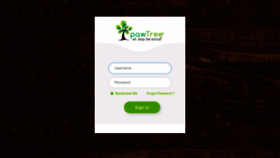 What Backoffice.pawtree.com website looked like in 2020 (4 years ago)