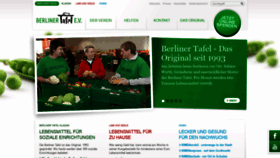 What Berliner-tafel.de website looked like in 2020 (4 years ago)