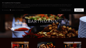 What Bistro-barthmann.de website looked like in 2020 (4 years ago)
