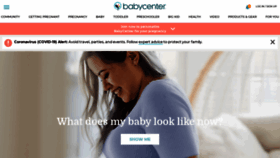 What Babycenter.com website looked like in 2020 (4 years ago)