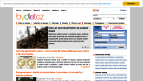 What Bydlet.cz website looked like in 2020 (4 years ago)