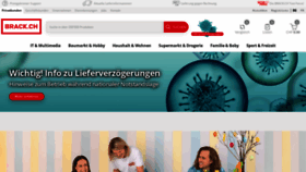 What Brack.ch website looked like in 2020 (5 years ago)
