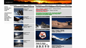 What Bergborn.ch website looked like in 2020 (5 years ago)