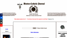 What Boston-catholic-journal.com website looked like in 2020 (4 years ago)