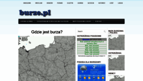 What Burze.pl website looked like in 2020 (4 years ago)
