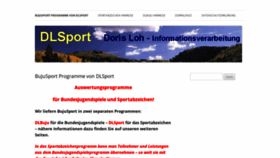 What Bujudl.de website looked like in 2020 (4 years ago)