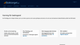 What Boktorget.se website looked like in 2020 (4 years ago)